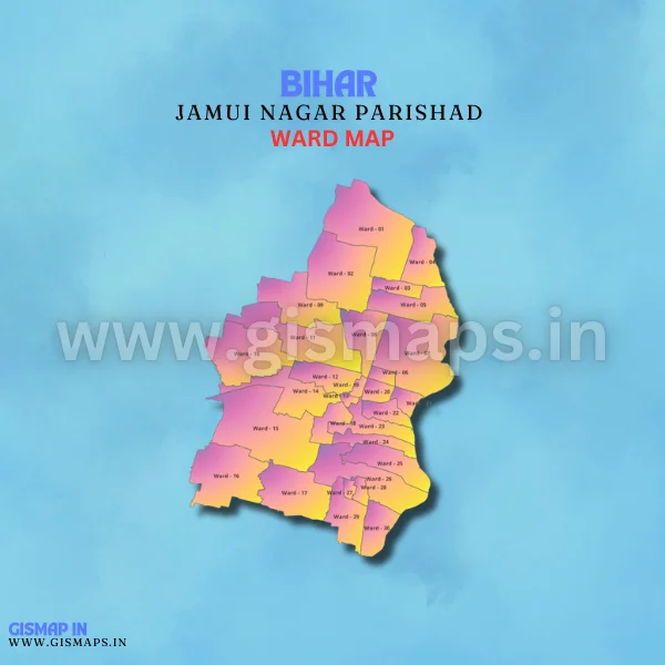 Jamui Nagar Parishad Ward Map